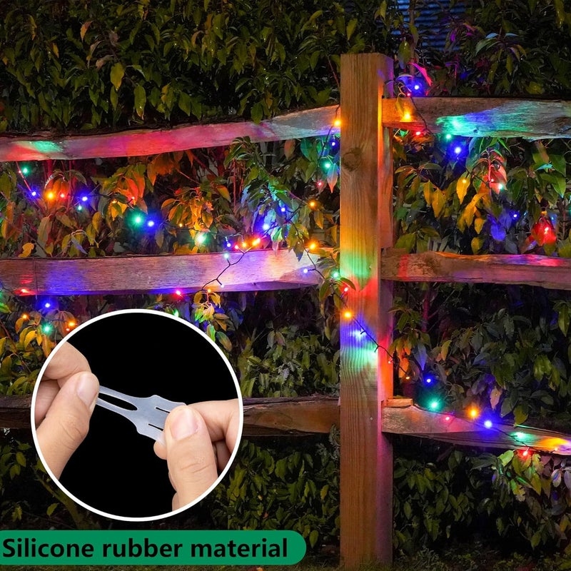 DECOHS 50 Pcs Christmas Lights Weatherproof Gaskets, Outdoor Extension Cords Gaskets Plug Cover, Waterproof Stop Tripping GFCI Protector for Xmas Light Installation, Electrical Cord, Indoor Gardening - Image 5